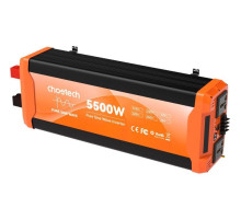 Автомобільний інвертор Choetech 12V/220V 2500 Вт, чиста синусоїда (CJ5000Q-V2)