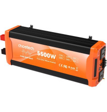 Автомобільний інвертор Choetech 12V/220V 2500 Вт, чиста синусоїда (CJ5000Q-V2)