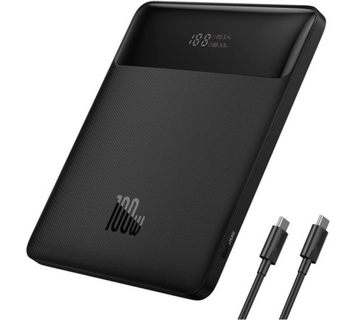 Батарея універсальна Baseus Blade Digital Display 20000mAh PD/100W, Black (PPDGL-01, PPBLD100-S) (PPBL000201 / PPBLD100-X)