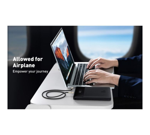 Батарея універсальна Baseus Blade Digital Display 20000mAh PD/100W, Black (PPDGL-01, PPBLD100-S) (PPBL000201 / PPBLD100-X)