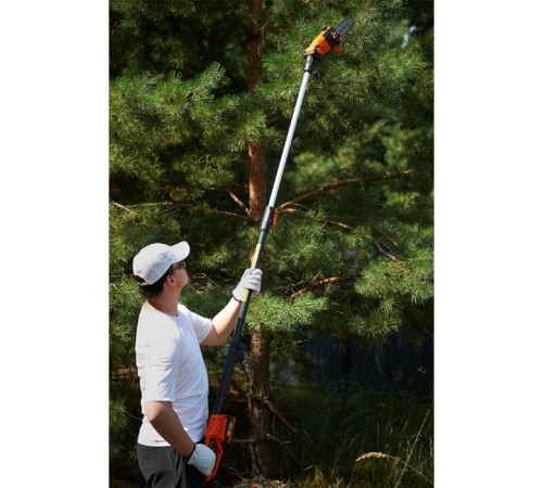 Ланцюгова пила SEQUOIA висоторіз з телекскопом. штангою, 20 В, 4Ah, шина 20 см (SBPS2008TO-EV)