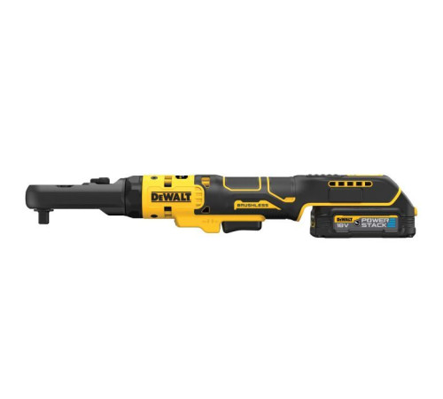 Гайковерт DeWALT кутовий, XR Li-Ion PowerStack 18 GFN, 1.7Ah, 102 Нм (DCF510E2G)