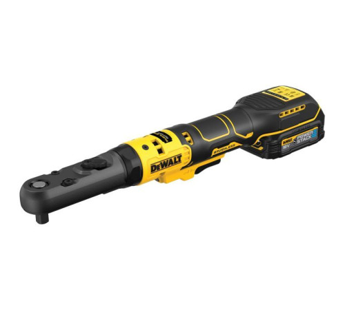 Гайковерт DeWALT кутовий, XR Li-Ion PowerStack 18 GFN, 1.7Ah, 102 Нм (DCF510E2G)