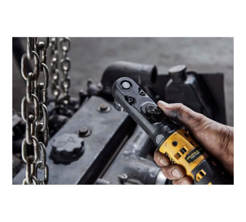 Гайковерт DeWALT кутовий, XR Li-Ion PowerStack 18 GFN, 1.7Ah, 102 Нм (DCF510E2G)