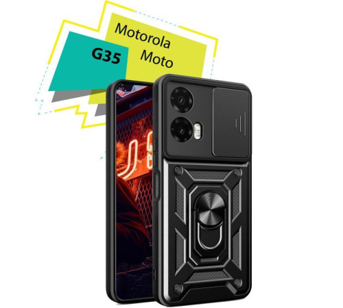 Чохол до мобільного телефона BeCover Military Motorola Moto G35 Black (713089)