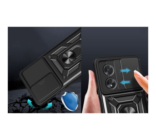 Чохол до мобільного телефона BeCover Military Oppo A60 Black (713078)