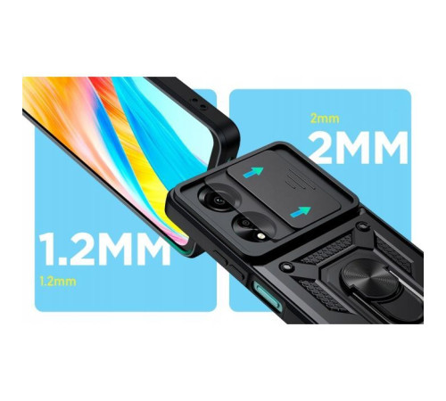 Чохол до мобільного телефона BeCover Military Oppo A60 Black (713078)