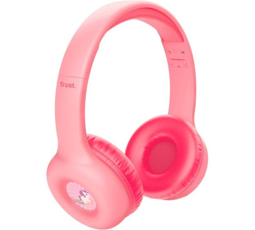 Навушники Trust Nouna Kids Wireless Pink (25274)