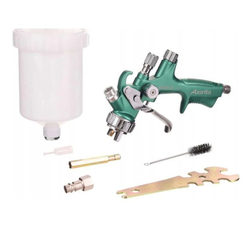 Фарбопульт Toptul пневматичний LVLP верх.пласт.бачок 600мл, (898-2-1.4LP)