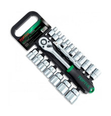 Набор инструментов Toptul с трещоткой 1/2" 20шт. 8-32мм (GABB2001)