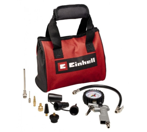 Пістолет для підкачки коліс Einhell набір 10 предметів (4139694)