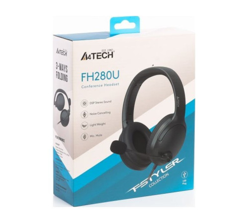 Навушники A4Tech FH280U Black (4711421001717)