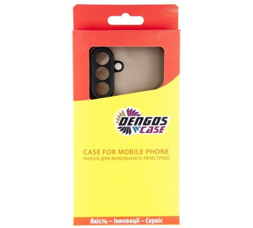 Чохол до мобільного телефона Dengos Matte Samsung Galaxy A56 5G (Black) (DG-TPU-MATT-161)