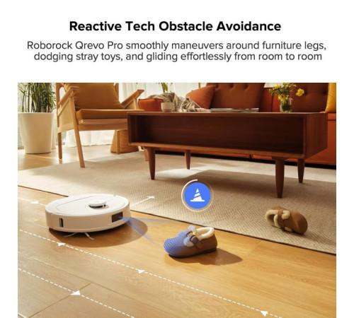 Пилосос Roborock Q REVO PRO WHITE (QRP02-00)