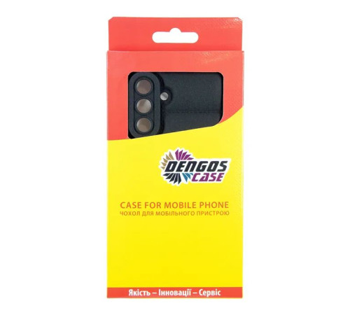 Чохол до мобільного телефона Dengos Kit Samsung Galaxy A36 Soft + 2 pcs glass (Black) (DG-CTG2P-13)