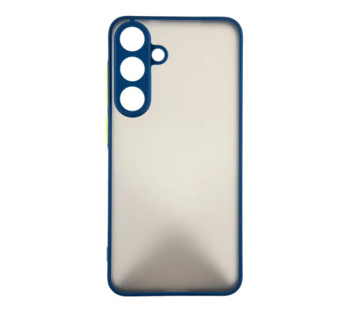 Чохол до мобільного телефона Dengos Kit Samsung Galaxy S25 Plus Matte + glass (Blue) (DG-KM-143)