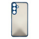 Чохол до мобільного телефона Dengos Kit Samsung Galaxy S25 Plus Matte + glass (Blue) (DG-KM-143)