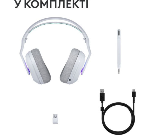 Навушники Logitech G522 Lightspeed Wireless Gaming Headset White (981-001550)