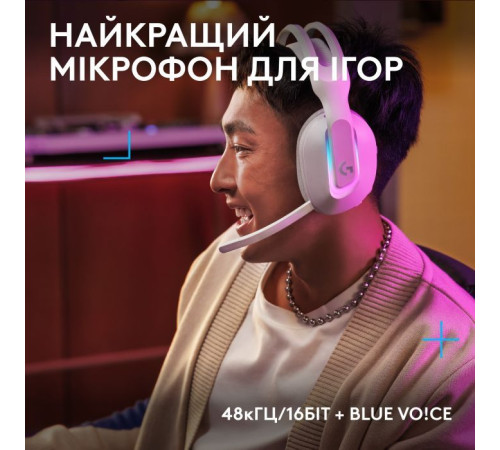 Навушники Logitech G522 Lightspeed Wireless Gaming Headset White (981-001550)
