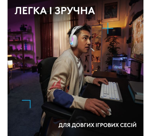 Навушники Logitech G522 Lightspeed Wireless Gaming Headset White (981-001550)