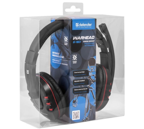 Наушники Defender Warhead G-160 Black (64113)