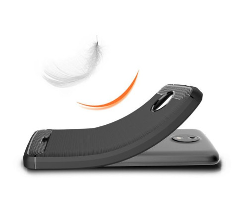 Чехол для мобильного телефона для Motorola Moto Z Carbon Fiber (Black) Laudtec (LT-MMZB)