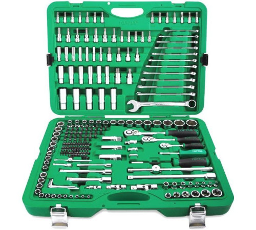 Набор инструментов Toptul профессиональный 1/4", 3/8", 1/2" 216ед. (GCAI216R)