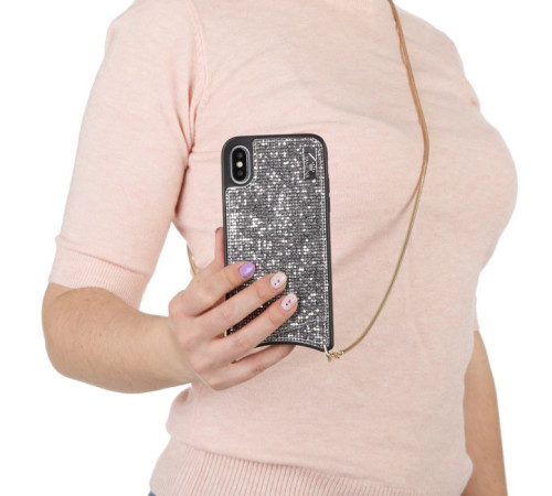 Чохол до мобільного телефона BeCover Glitter Wallet Apple iPhone Xs Max Silver (703624) (703624)