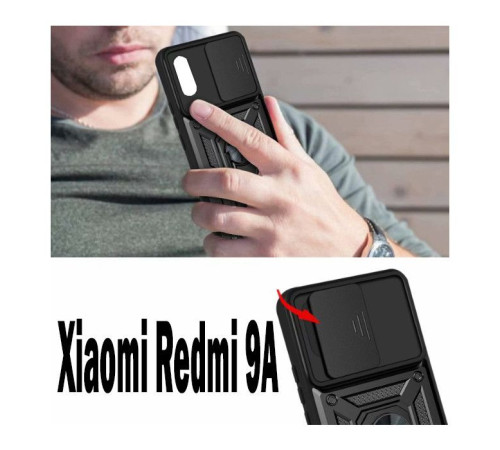 Чохол до мобільного телефона BeCover Military Xiaomi Redmi 9A Black (705574)