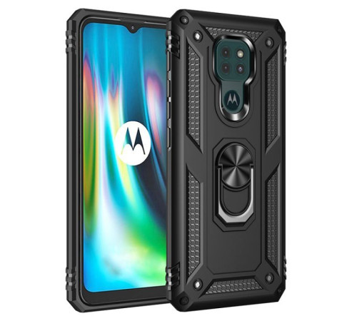 Чохол до мобільного телефона BeCover Military Motorola G9 / G9 Play / E7 Plus Black (705562)