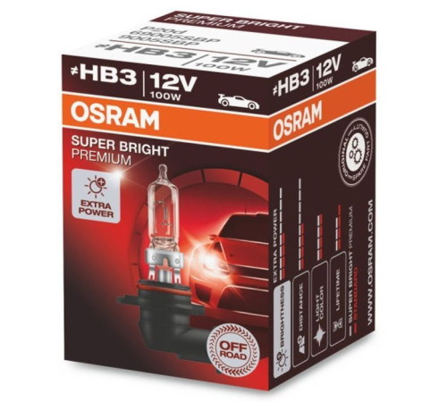Автолампа Osram галогенова 100W (OS 69005 SBP)
