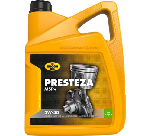 Моторна олива Kroon-Oil PRESTEZA MSP+ 5W-30 5л (KL 33229)