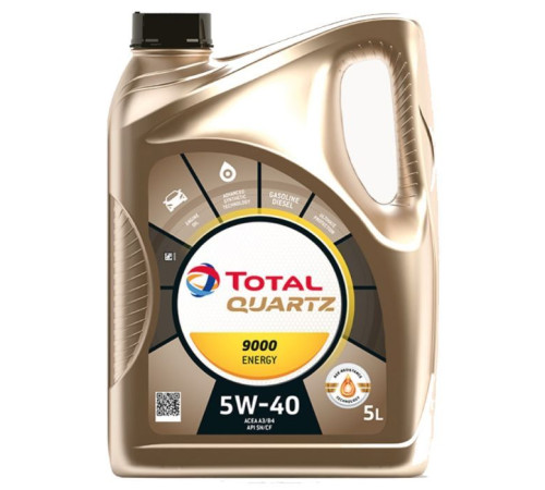 Моторное масло Total QUARTZ 9000 ENERGY 5W-40 5л (TL 216609)