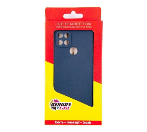 Чохол до мобільного телефона Dengos Carbon OPPO A15/A15s, blue (DG-TPU-CRBN-116)