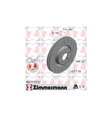 Гальмівний диск ZIMMERMANN 100.3373.52