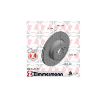 Гальмівний диск ZIMMERMANN 150.3451.52