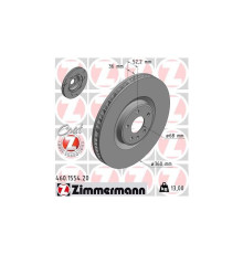 Гальмівний диск ZIMMERMANN 460.1554.20