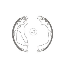 Гальмівні колодки REMSA 4648.00