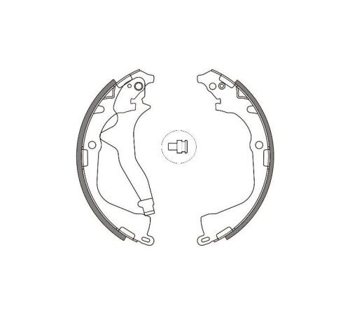 Гальмівні колодки REMSA 4648.00