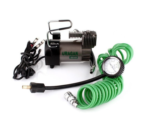 Автомобильный компрессор URAGAN на АКБ, 40 л/мин (90140)
