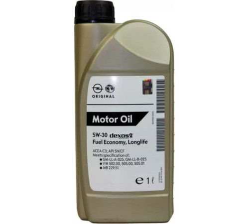 Моторное масло General Motors dexos2 5W-30, 1л (7153)