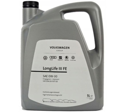Моторна олива VAG VW LongLife III FE 0W-30, 5л (73035)