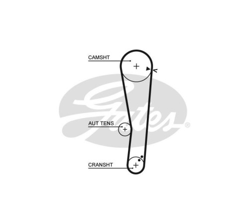 Ремінь ГРМ Gates 5568XS