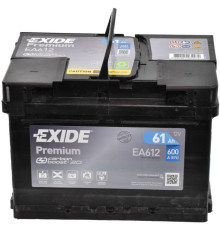 Акумулятор автомобільний EXIDE PREMIUM 61A (EA612)