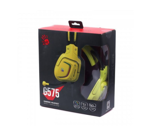 Навушники A4Tech Bloody G575 Punk Yellow (4711421963602)