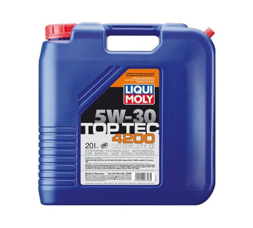 Моторное масло Liqui Moly Top Tec 4200 SAE 5W-30 20л. (3708)