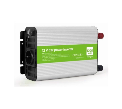 Автомобільний інвертор EnerGenie 12V/220V 1200 Вт (EG-PWC1200-01)