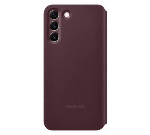 Чохол до мобільного телефона Samsung Smart Clear View Cover Galaxy S22 Plus Burgundy (EF-ZS906CEEGRU)
