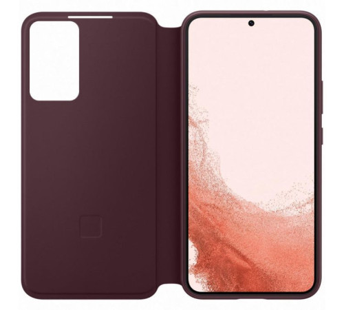 Чохол до мобільного телефона Samsung Smart Clear View Cover Galaxy S22 Plus Burgundy (EF-ZS906CEEGRU)
