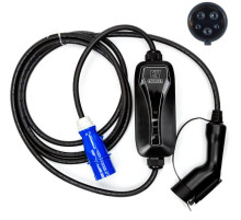 Зарядний пристрій для електромобіля HiSmart Type 1-CEE, 6-32A, 7.2кВт, 1 фазний, 5м (EV200030)